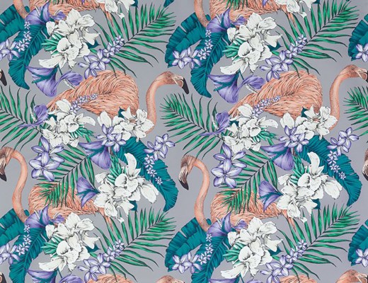 Exotic tropical wallpaper collection, Flamingo club by Osborne & Little - Decorate your home with flamingos | Aliz’s Wonderland
