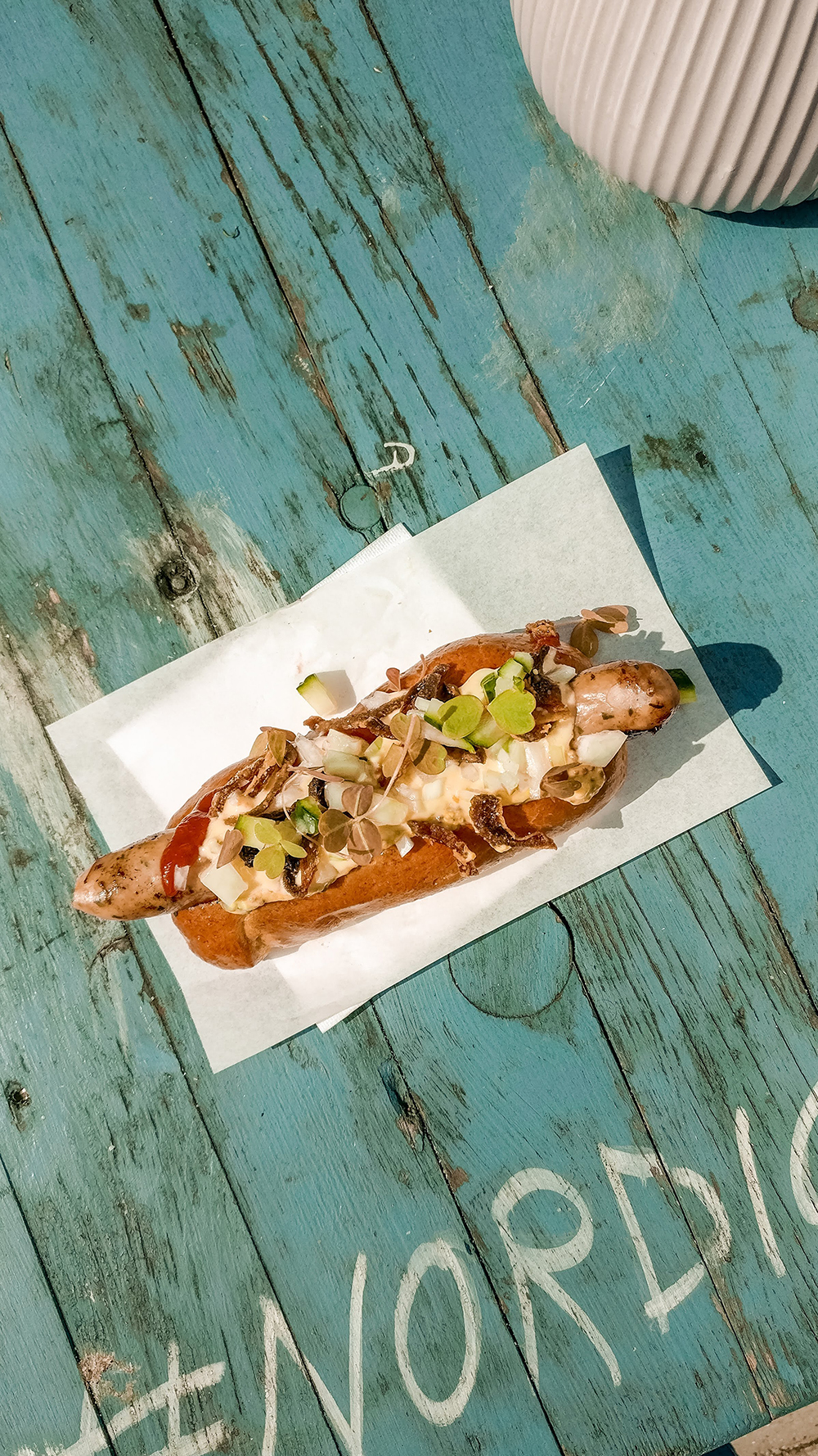 Nordic Hotdog at Reffen street food market - Copenhagen 3-day travel itinerary | Aliz’s Wonderland